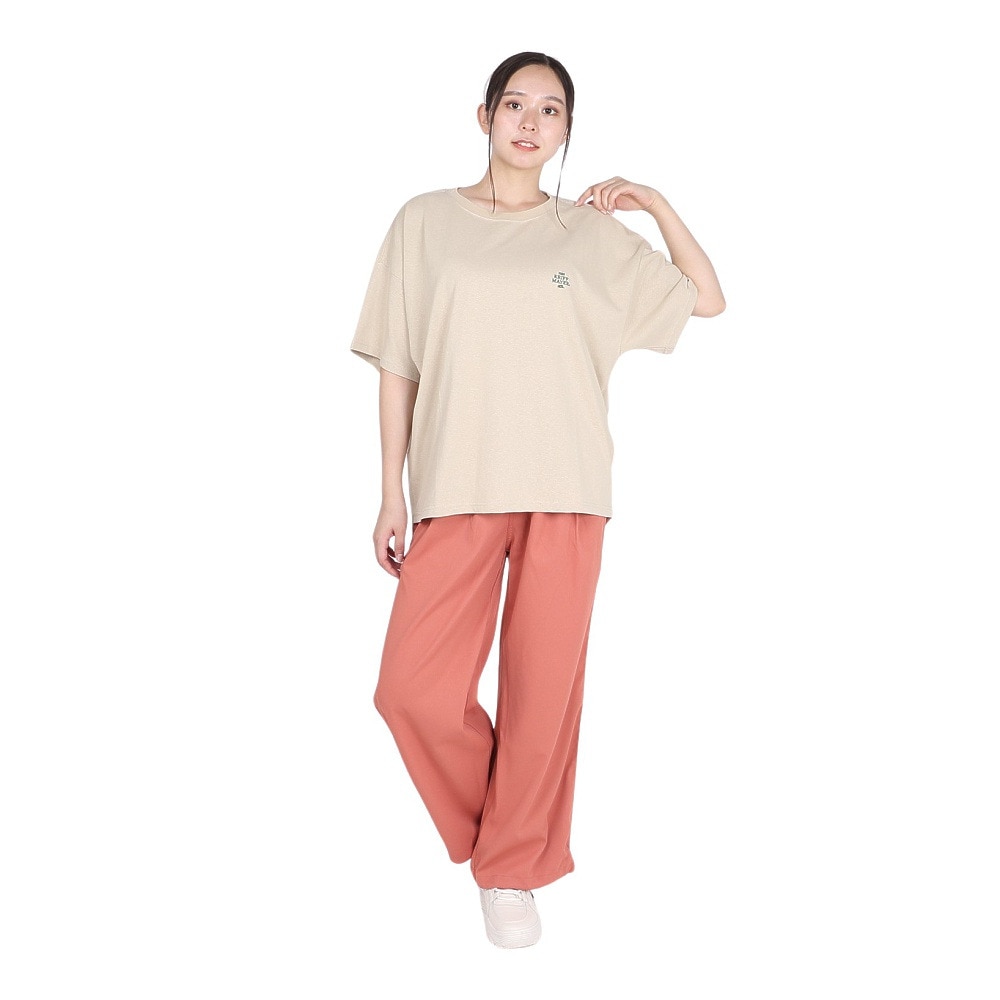 クリフメイヤー（KRIFF MAYER）（レディース）ウエットプロテクト 半袖Tシャツ ワンポイント 2347882LX:20:BEIGE