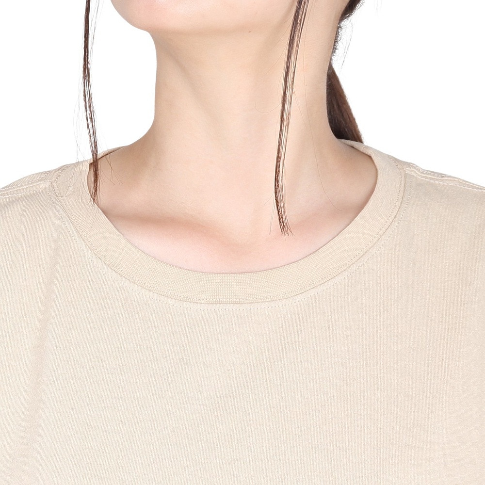 クリフメイヤー（KRIFF MAYER）（レディース）ウエットプロテクト 半袖Tシャツ ワンポイント 2347882LX:20:BEIGE