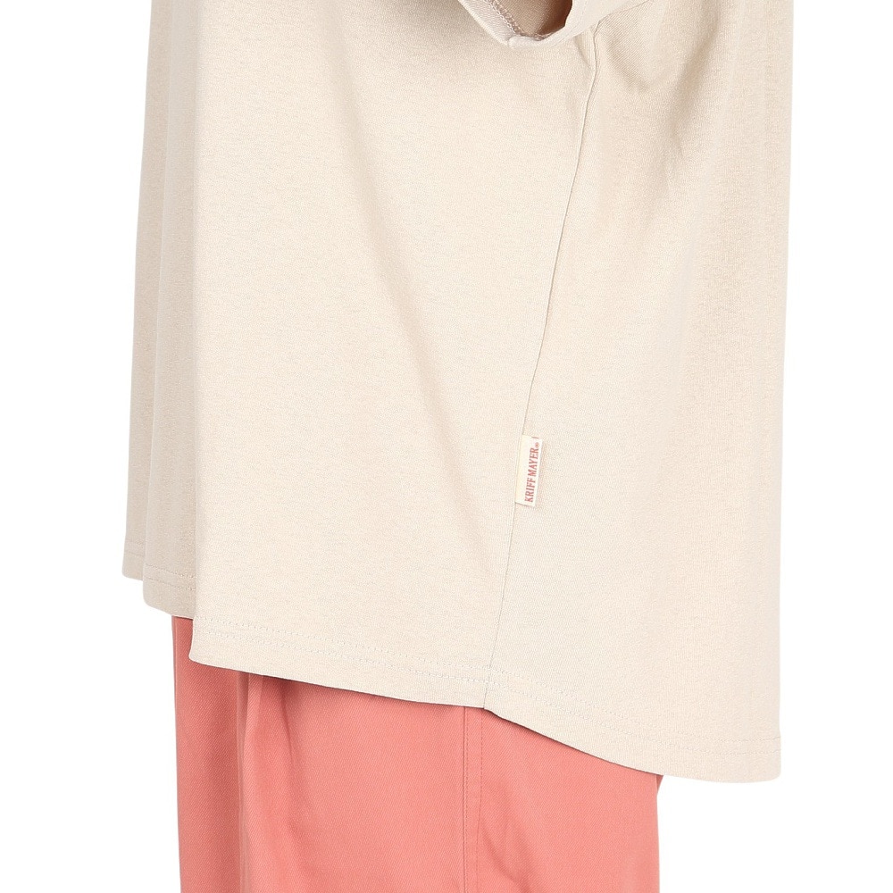 クリフメイヤー（KRIFF MAYER）（レディース）ウエットプロテクト 半袖Tシャツ ワンポイント 2347882LX:20:BEIGE