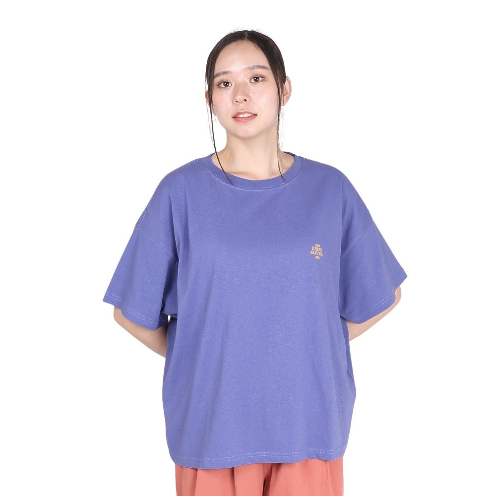 クリフメイヤー（KRIFF MAYER）（レディース）ウエットプロテクト 半袖Tシャツ ワンポイント 2347882LX:88:LAVENDER