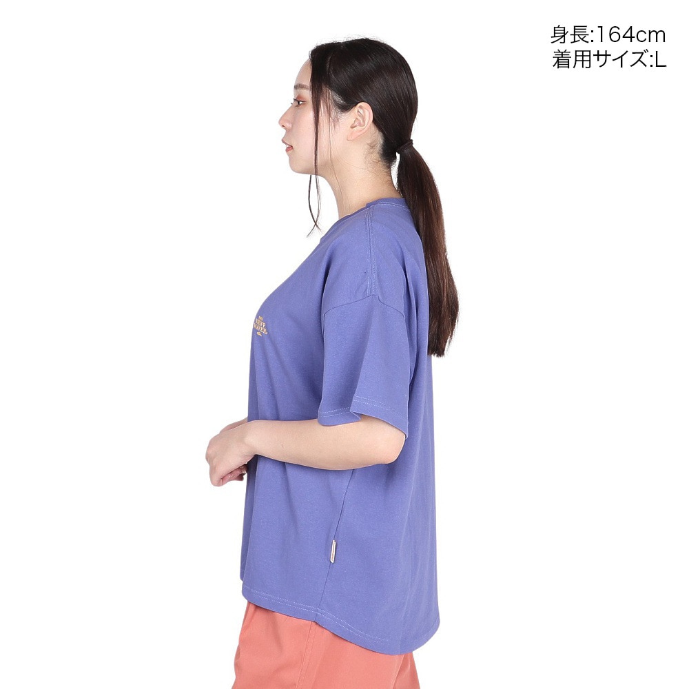 クリフメイヤー（KRIFF MAYER）（レディース）ウエットプロテクト 半袖Tシャツ ワンポイント 2347882LX:88:LAVENDER