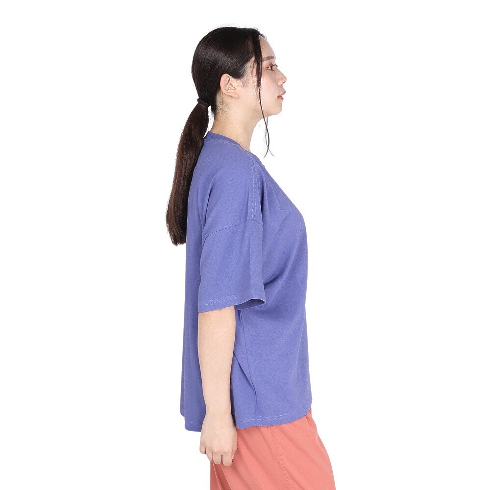 クリフメイヤー（KRIFF MAYER）（レディース）ウエットプロテクト 半袖Tシャツ ワンポイント 2347882LX:88:LAVENDER