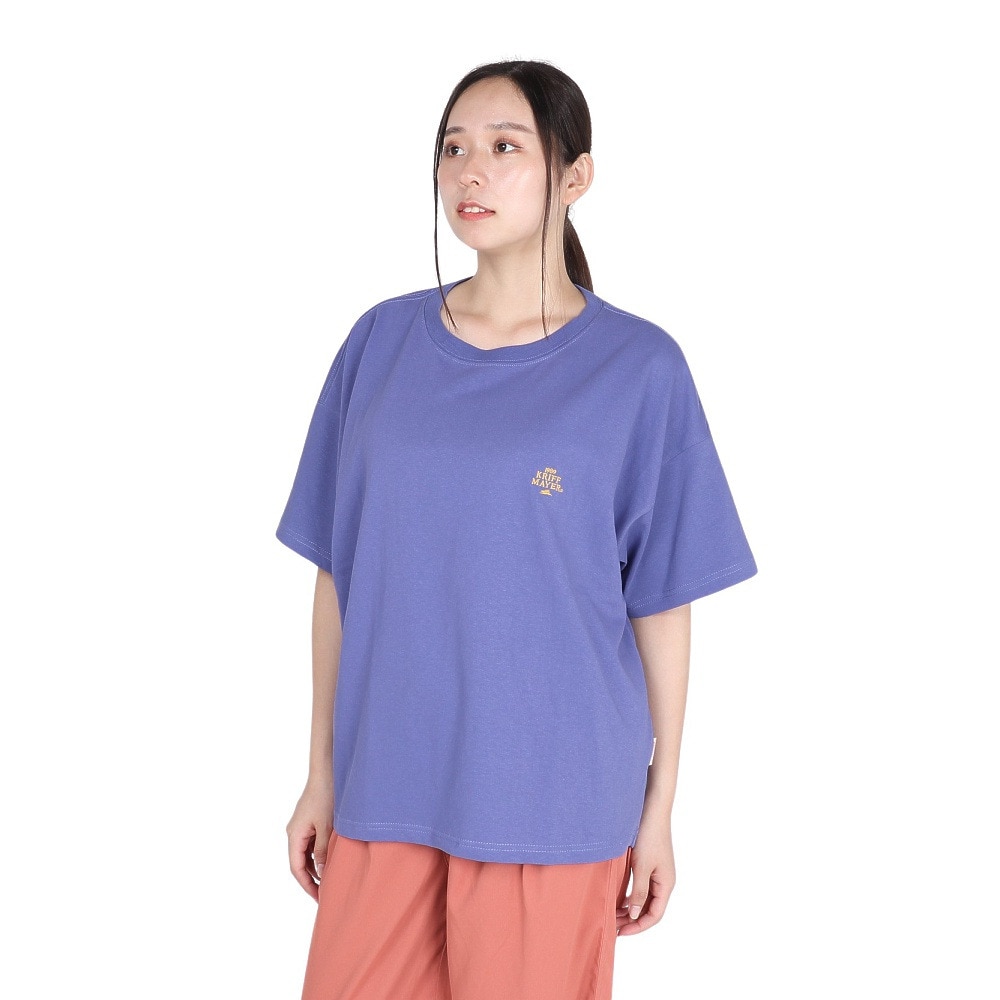 クリフメイヤー（KRIFF MAYER）（レディース）ウエットプロテクト 半袖Tシャツ ワンポイント 2347882LX:88:LAVENDER