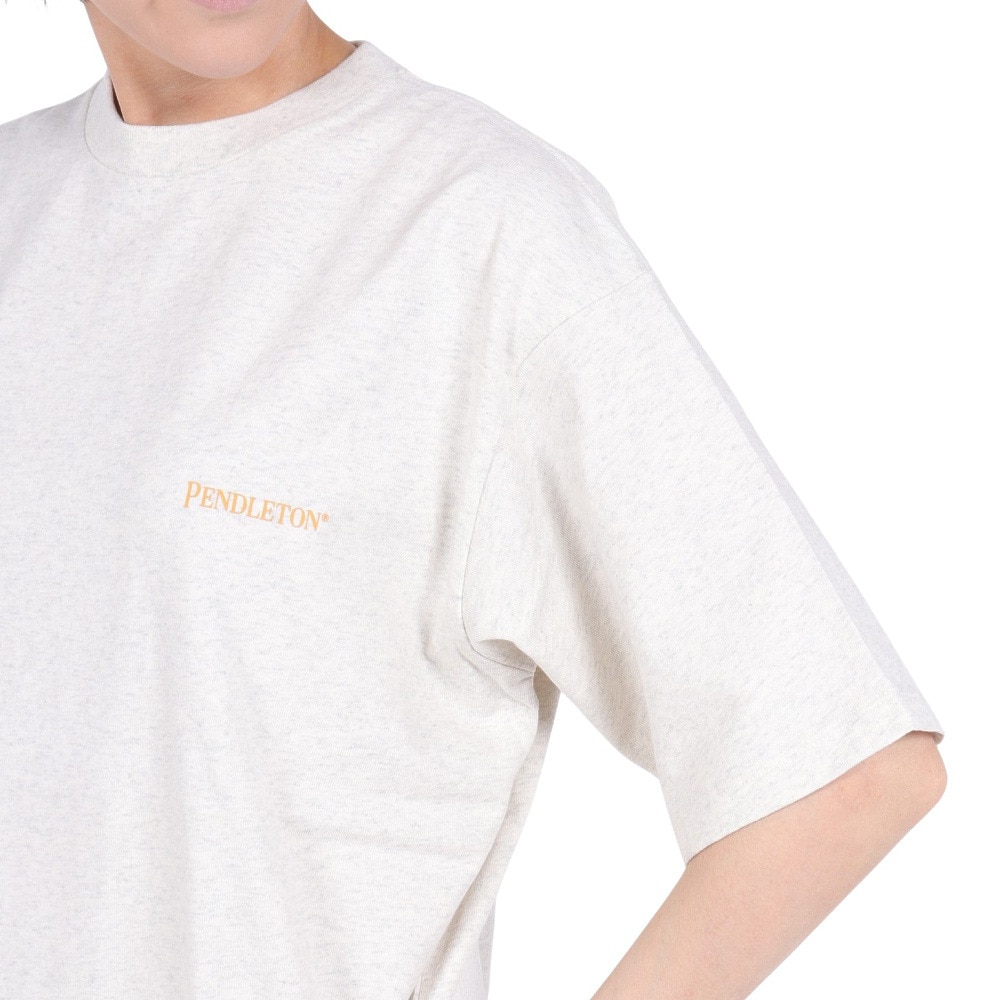 ペンドルトン（PENDLETON）（レディース）半袖 ショートスリーブ バックプリント Tシャツ 19802380 AGR