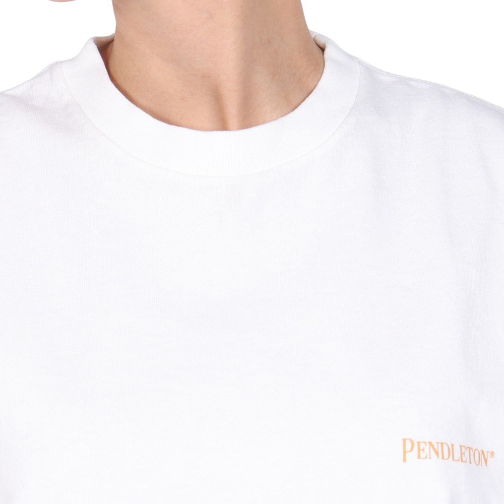 ペンドルトン（PENDLETON）（レディース）半袖 ショートスリーブ バックプリント Tシャツ 19802380 OWH