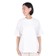(レディース)半袖 ショートスリーブ バックプリント Tシャツ 19802380