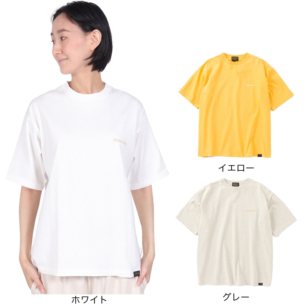 ペンドルトン（PENDLETON）（レディース）半袖 ショートスリーブ バックプリント Tシャツ 19802380 OWH