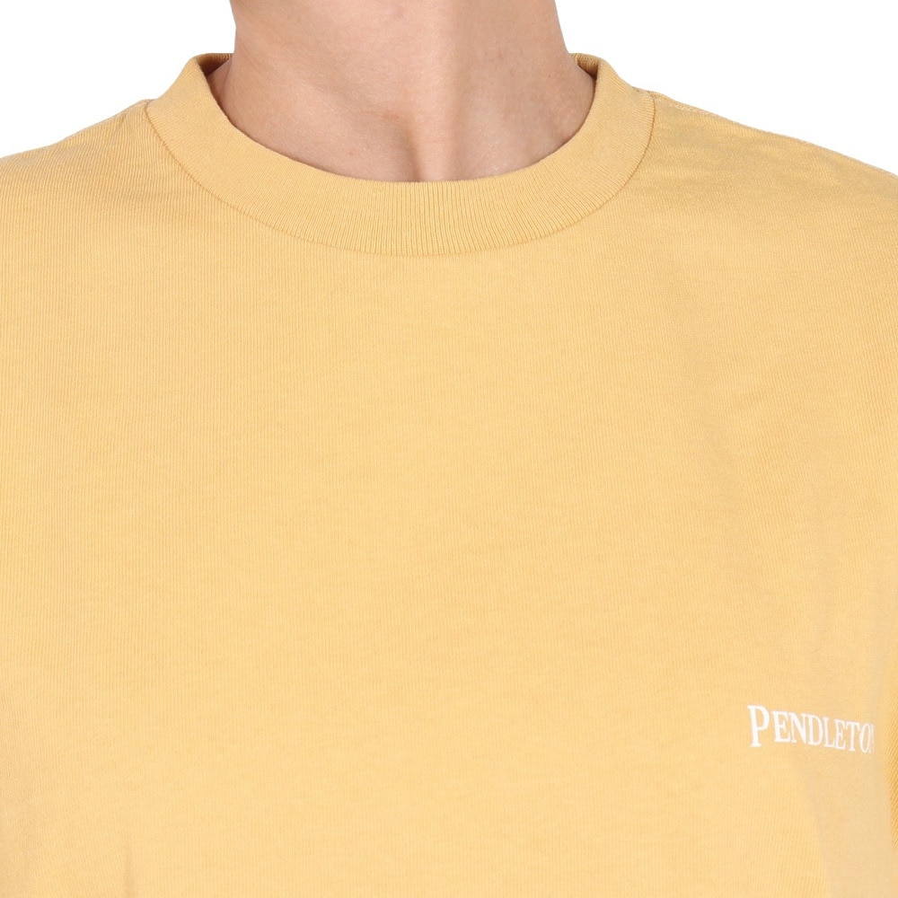 ペンドルトン（PENDLETON）（レディース）半袖 ショートスリーブ バックプリント Tシャツ 19802380 YEL