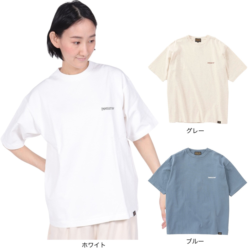 ペンドルトン（PENDLETON）（レディース）半袖 ショートスリーブ EMB Tシャツ 19802382 OHW