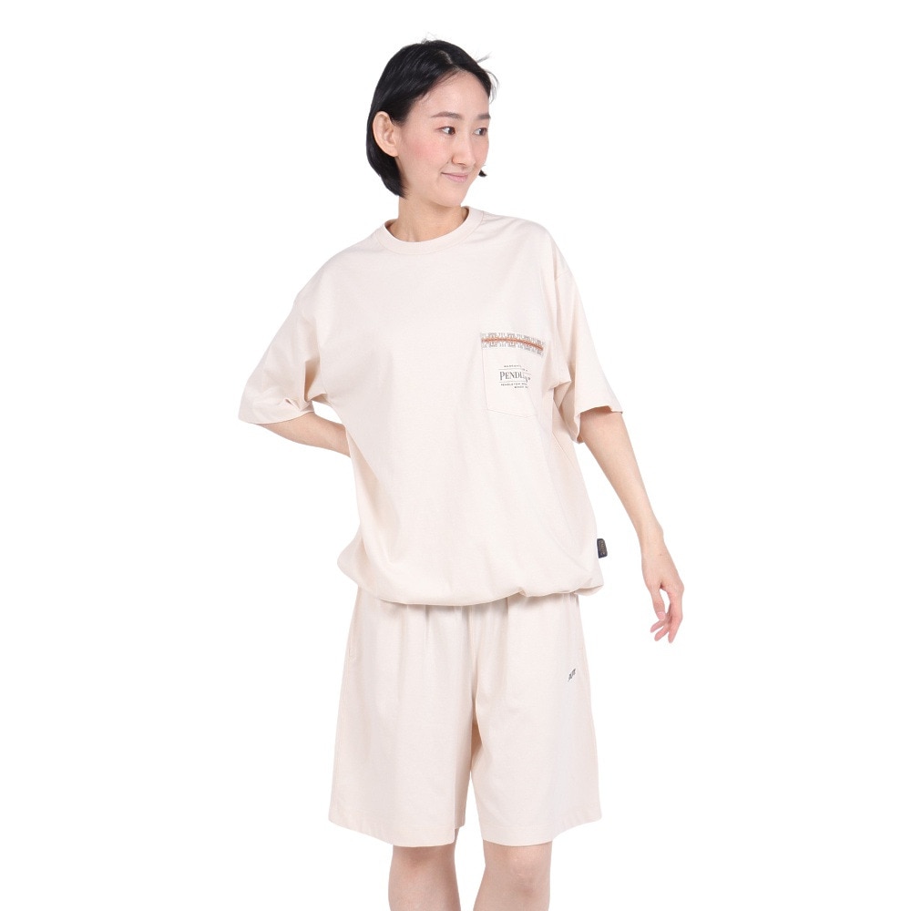 ペンドルトン（PENDLETON）（レディース）半袖Tシャツ Plating Jsetup 19802385 TUP 上下セット