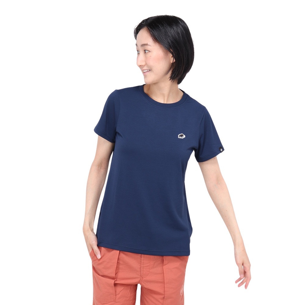 マムート（MAMMUT）（レディース）EUROサイズ 半袖 Tシャツ UVカット UPF50+ エッセンシャル Essential T-Shirt アジアンフィット 1017-05090-50364