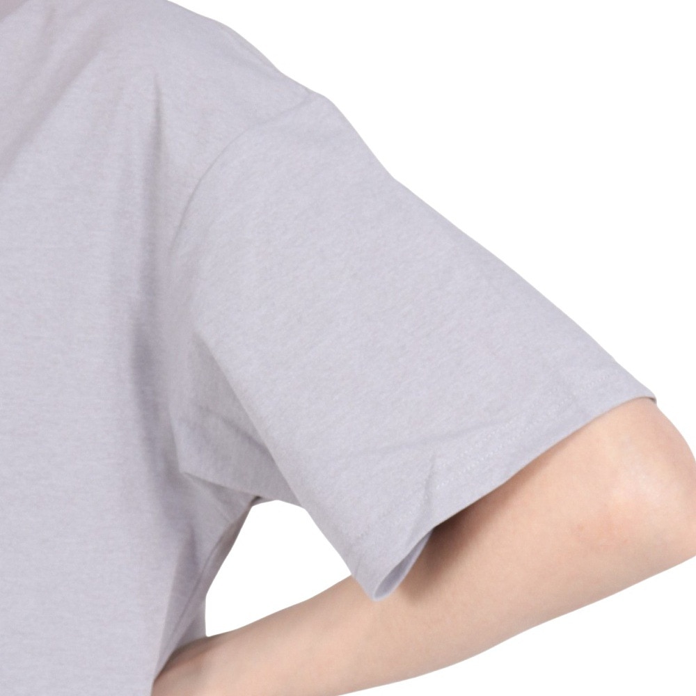 ホールアース（Whole Earth）（レディース）速乾 ストレッチ グラフィック 半袖Tシャツ WE2RDZ23 GRY