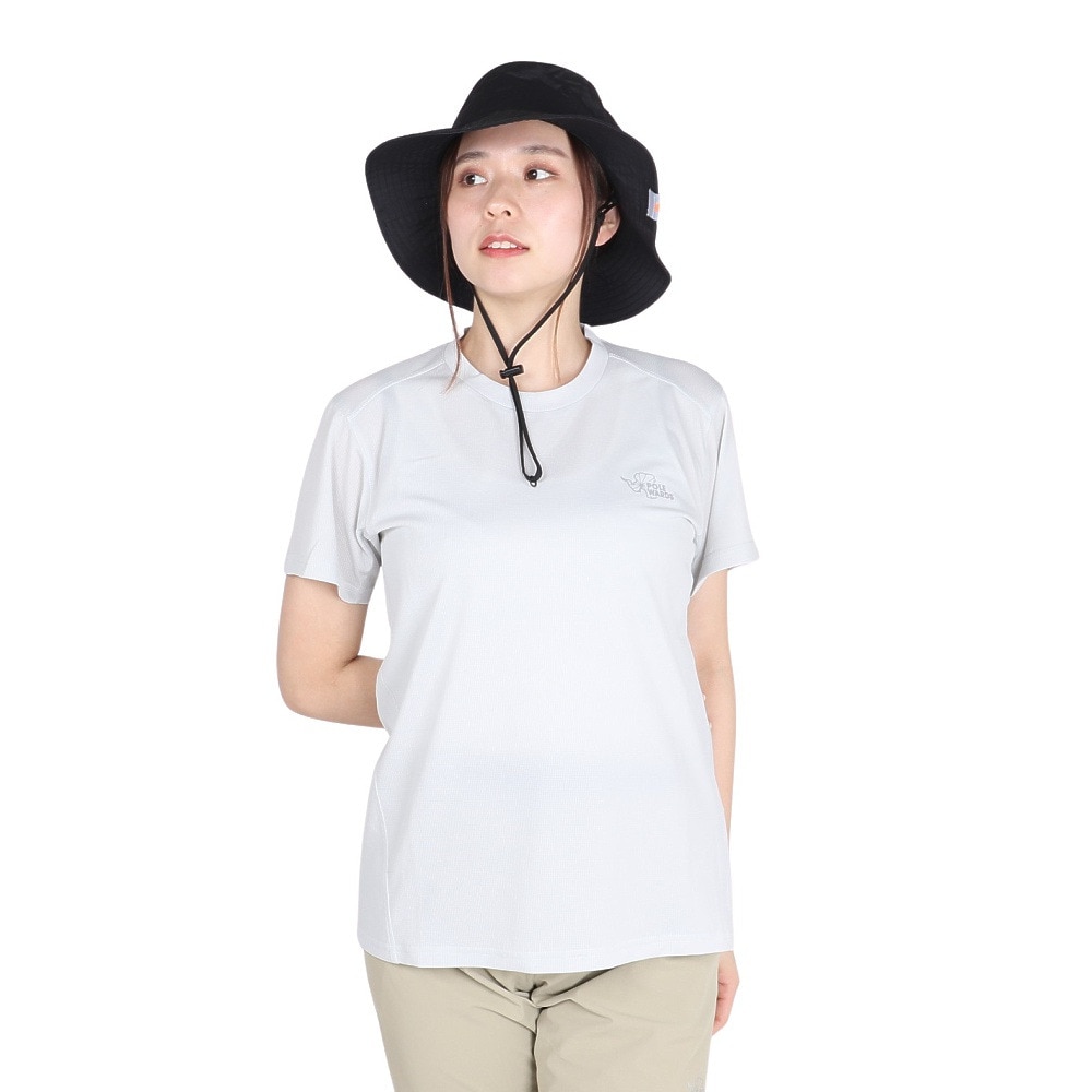 POLEWARDS（レディース）半袖Tシャツ DRY COMFORT ショートスリーブTシャツ PW2RHA08 IGRY アイスグレー 
