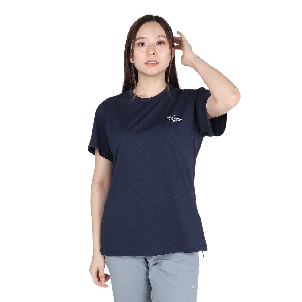 POLEWARDS（レディース）半袖Tシャツ DRY COMFORT ショートスリーブTシャツ PW2RHA08 NVY ネイビー