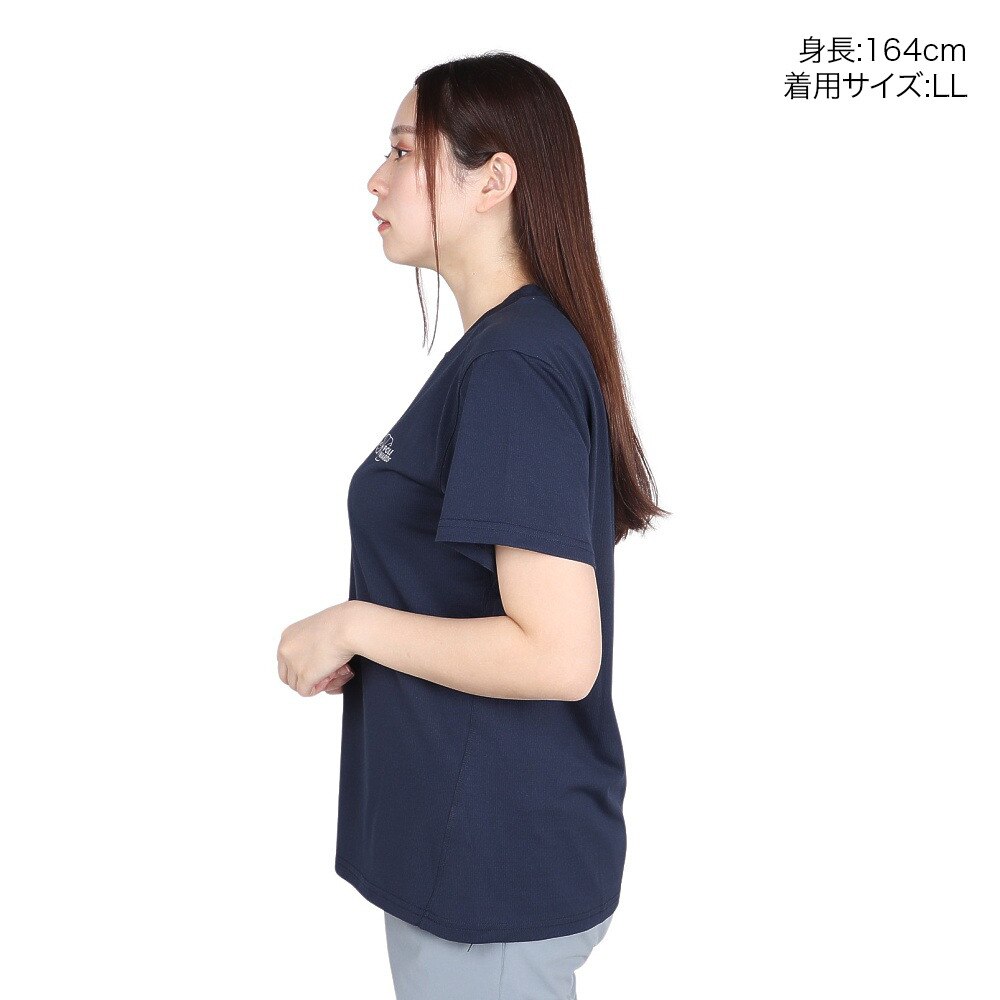 POLEWARDS（レディース）半袖Tシャツ DRY COMFORT ショートスリーブTシャツ PW2RHA08 NVY ネイビー