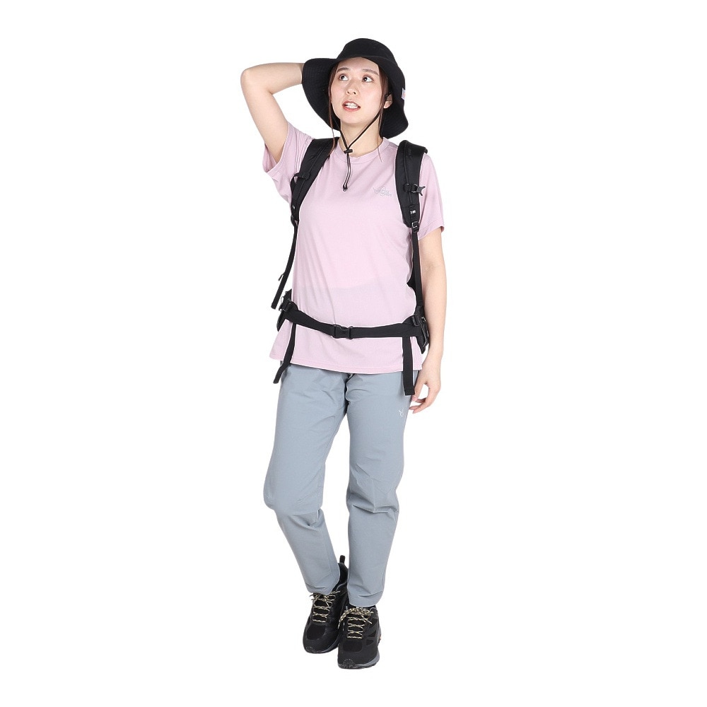 POLEWARDS（レディース）半袖Tシャツ DRY COMFORT ショートスリーブTシャツ PW2RHA08 SPNK ピンク