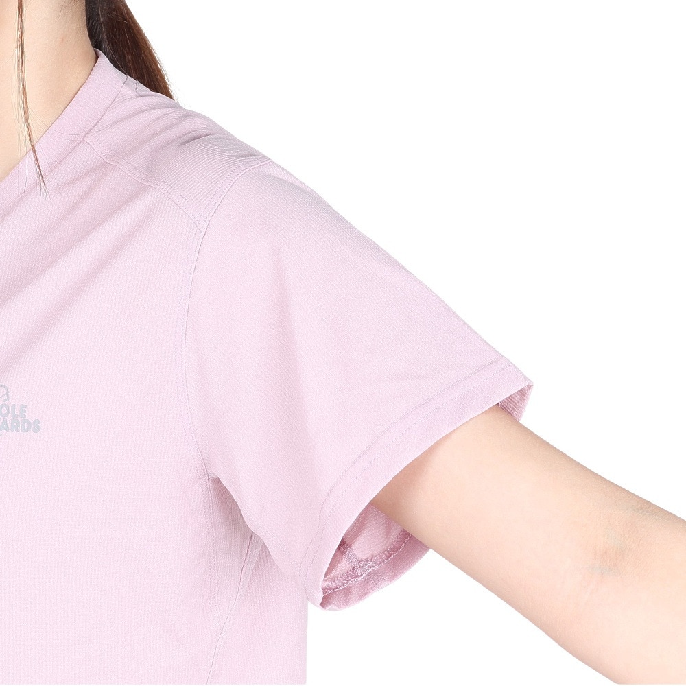 POLEWARDS（レディース）半袖Tシャツ DRY COMFORT ショートスリーブTシャツ PW2RHA08 SPNK ピンク