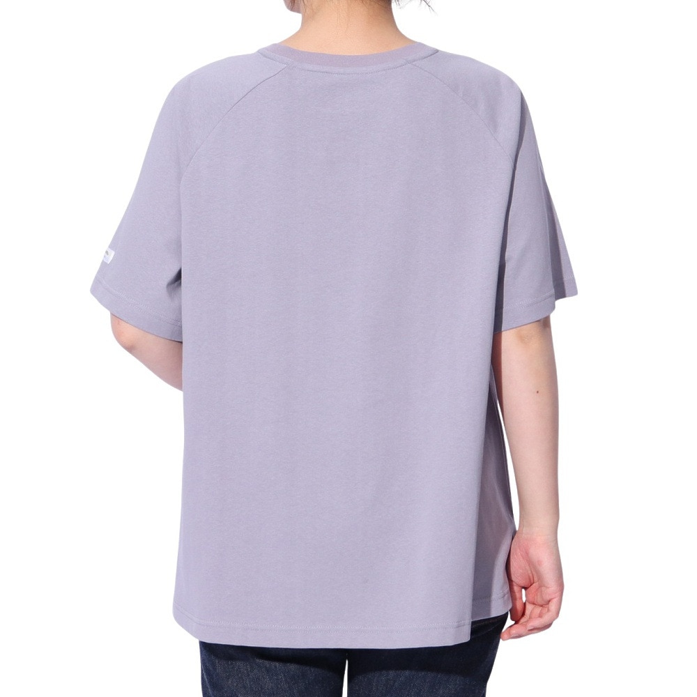 クリフメイヤー（KRIFF MAYER）（レディース）Aライン ラグラン 半袖Tシャツ W2447877X89:PURPLE