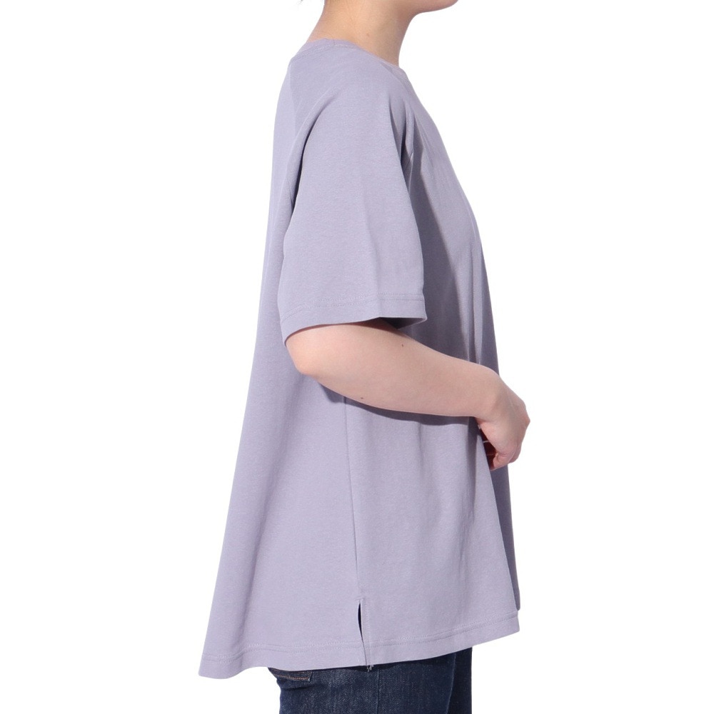 クリフメイヤー（KRIFF MAYER）（レディース）Aライン ラグラン 半袖Tシャツ W2447877X89:PURPLE