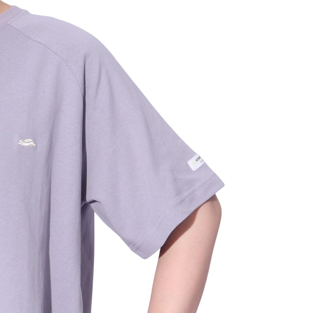 クリフメイヤー（KRIFF MAYER）（レディース）Aライン ラグラン 半袖Tシャツ W2447877X89:PURPLE