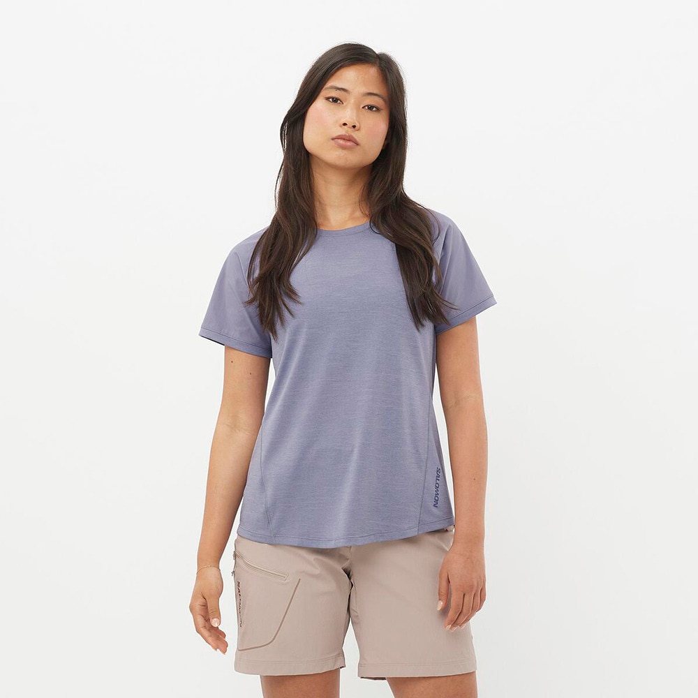 サロモン（SALOMON）（レディース）半袖Tシャツ OUTLINE LC2470200