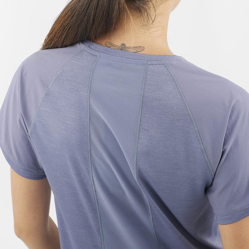 サロモン（SALOMON）（レディース）半袖Tシャツ OUTLINE LC2470200