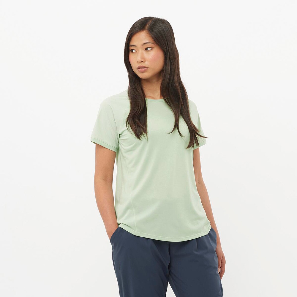 サロモン（SALOMON）（レディース）半袖Tシャツ OUTLINE LC2470300
