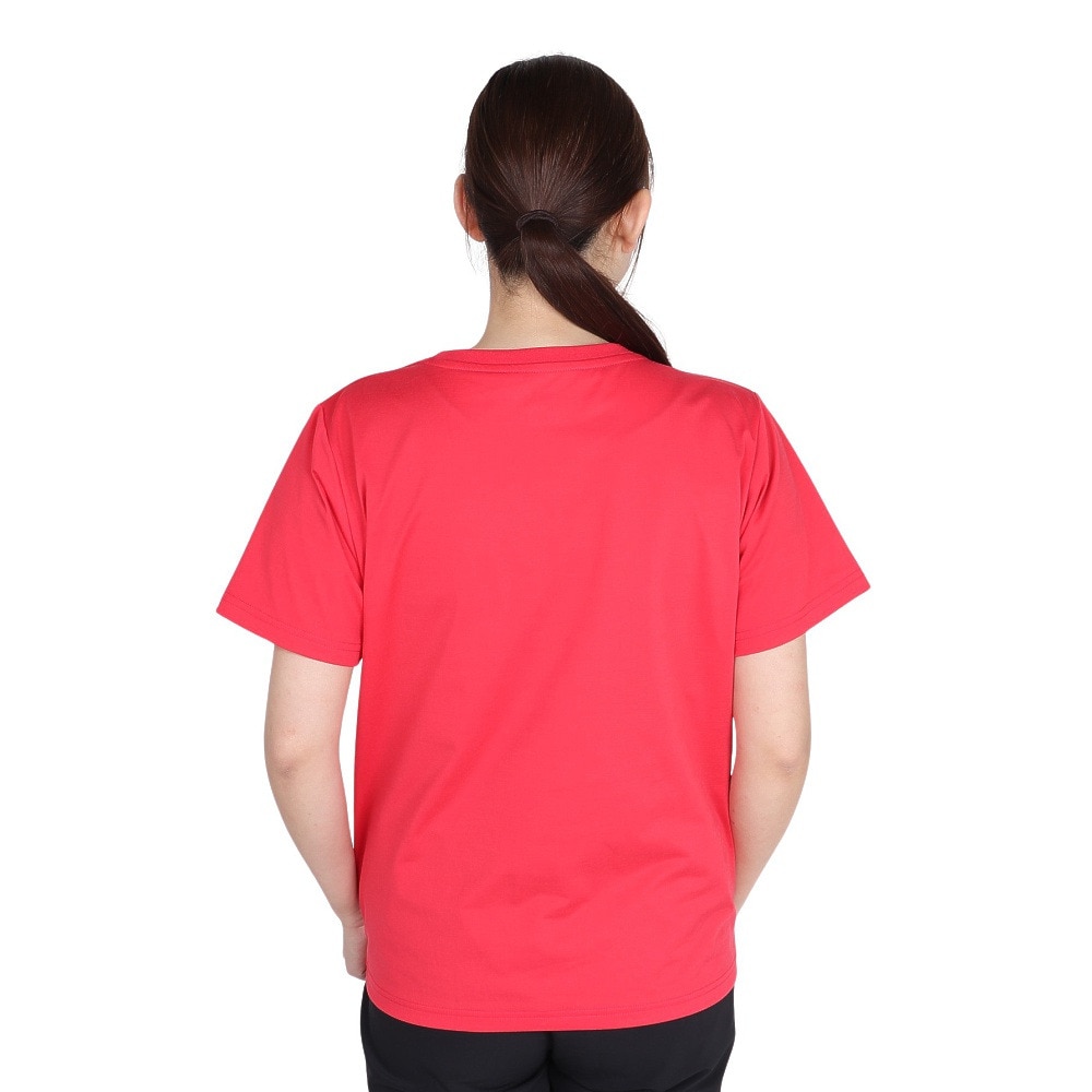 ザ・ノース・フェイス（THE NORTH FACE）（レディース）半袖Tシャツ ショートスリーブエアリーポケットティー NTW12447 HI ピンク
