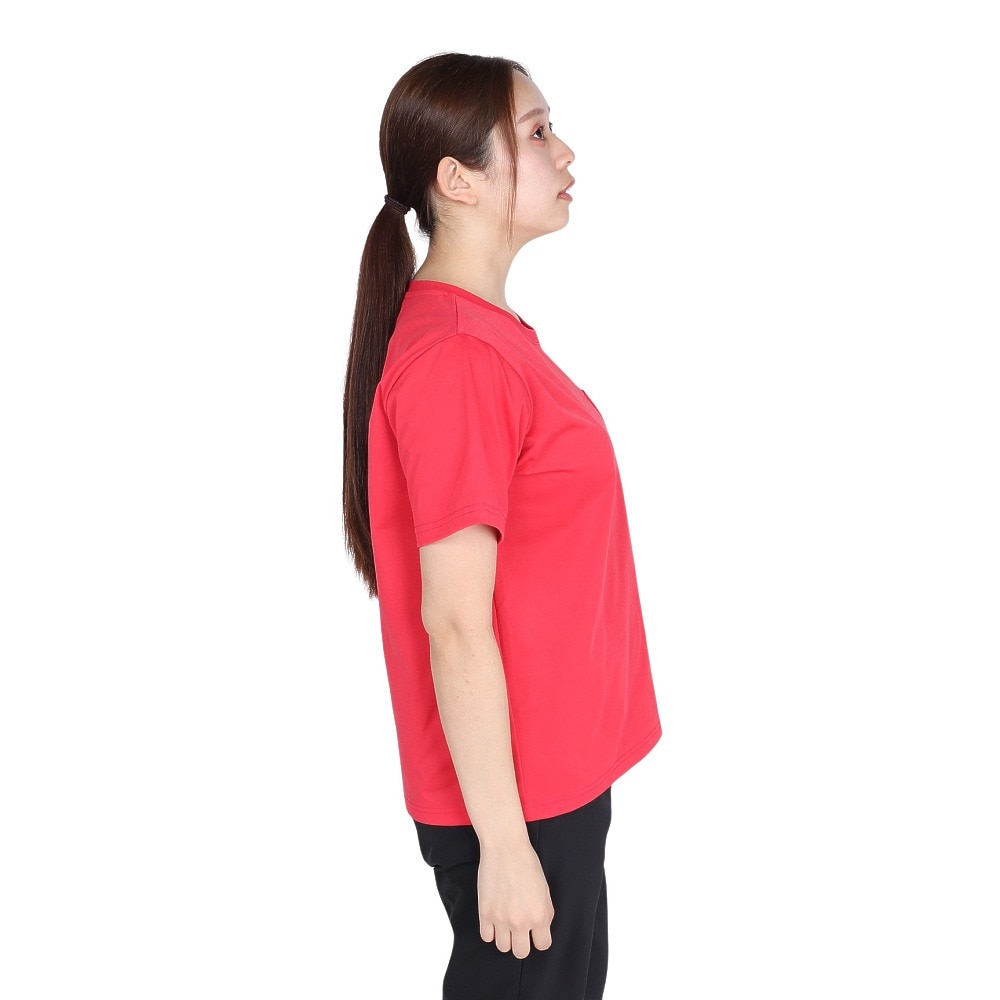 ザ・ノース・フェイス（THE NORTH FACE）（レディース）半袖Tシャツ ショートスリーブエアリーポケットティー NTW12447 HI ピンク