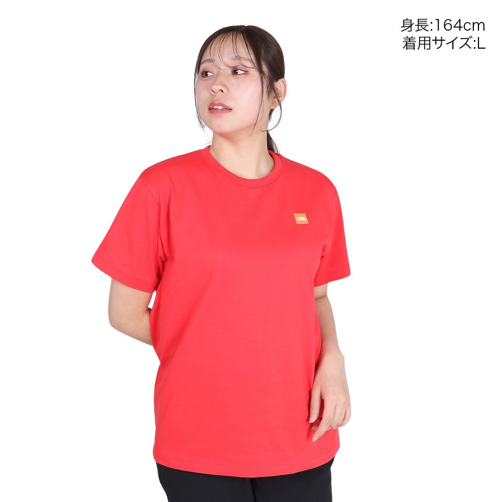 ザ・ノース・フェイス（THE NORTH FACE）（レディース）スモールボックスロゴ半袖Tシャツ NTW32445 HI