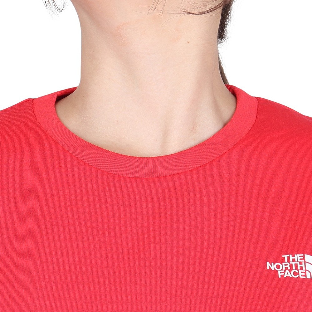 ザ・ノース・フェイス（THE NORTH FACE）（レディース）バンダナ スクエアロゴ半袖Tシャツ NTW32446 HI