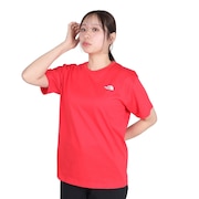 (レディース)バンダナ スクエアロゴ半袖Tシャツ NTW32446 HI