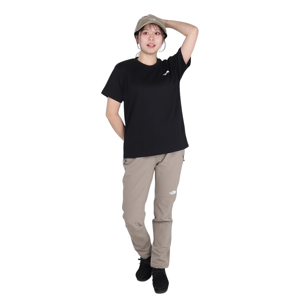 ザ・ノース・フェイス（THE NORTH FACE）（レディース）バックスクエアロゴ 半袖Tシャツ NTW32447 K2