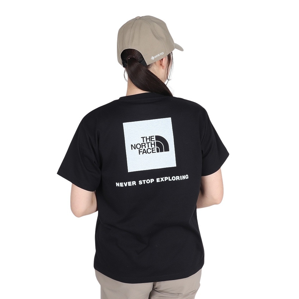 ザ・ノース・フェイス（THE NORTH FACE）（レディース）バックスクエアロゴ 半袖Tシャツ NTW32447 K2