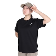(レディース)バックスクエアロゴ 半袖Tシャツ NTW32447 K2
