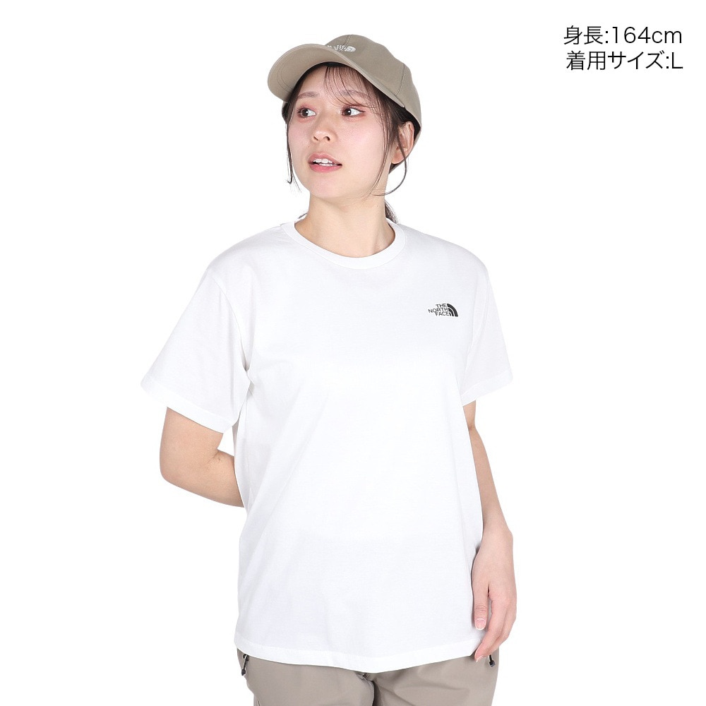 ザ・ノース・フェイス（THE NORTH FACE）（レディース）バックスクエアロゴ 半袖Tシャツ NTW32447 W2