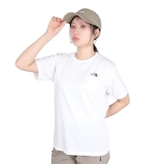(レディース)バックスクエアロゴ 半袖Tシャツ NTW32447 W2