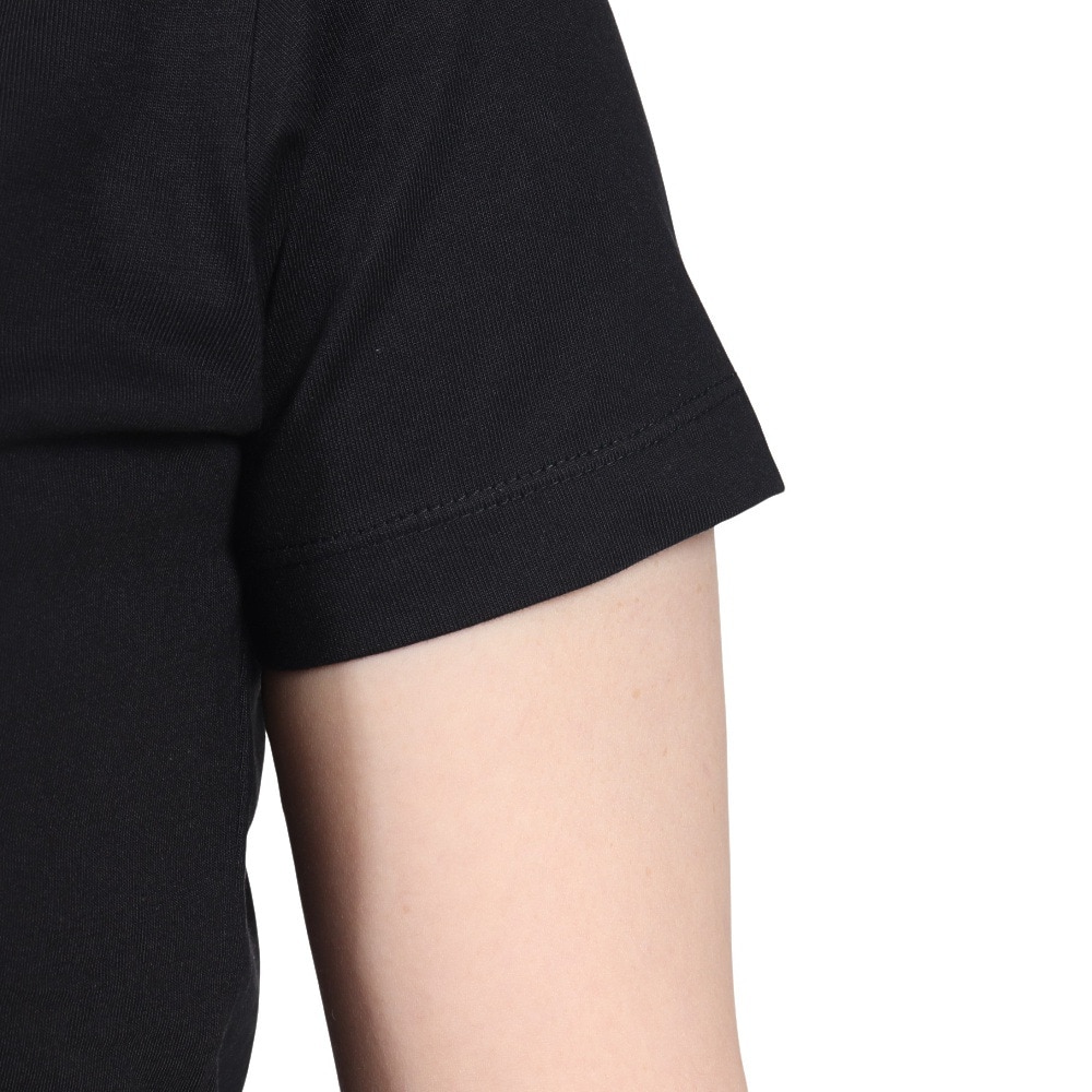 ザ・ノース・フェイス（THE NORTH FACE）（レディース）半袖Tシャツ フラッシュドライ スモール ロゴ コットン NTW32534 K ブラック