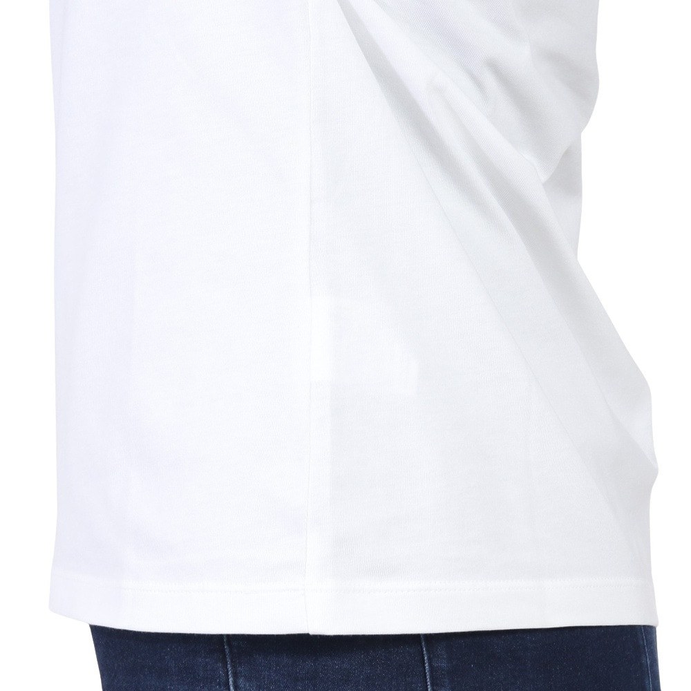 ザ・ノース・フェイス（THE NORTH FACE）（レディース）半袖Tシャツ フラッシュドライ スモール ロゴ コットン NTW32534 W ホワイト