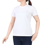 (レディース)半袖Tシャツ フラッシュドライ スモール ロゴ コットン NTW32534 W ホワイト