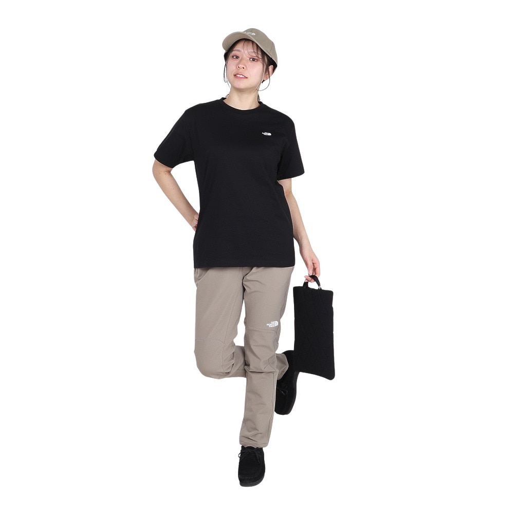 ザ・ノース・フェイス（THE NORTH FACE）（レディース）フラッシュドライヌプシコットン 半袖Tシャツ NTW32536 K