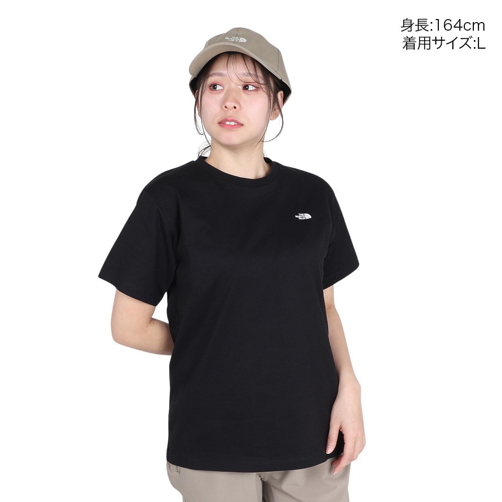 ザ・ノース・フェイス（THE NORTH FACE）（レディース）フラッシュドライヌプシコットン 半袖Tシャツ NTW32536 K