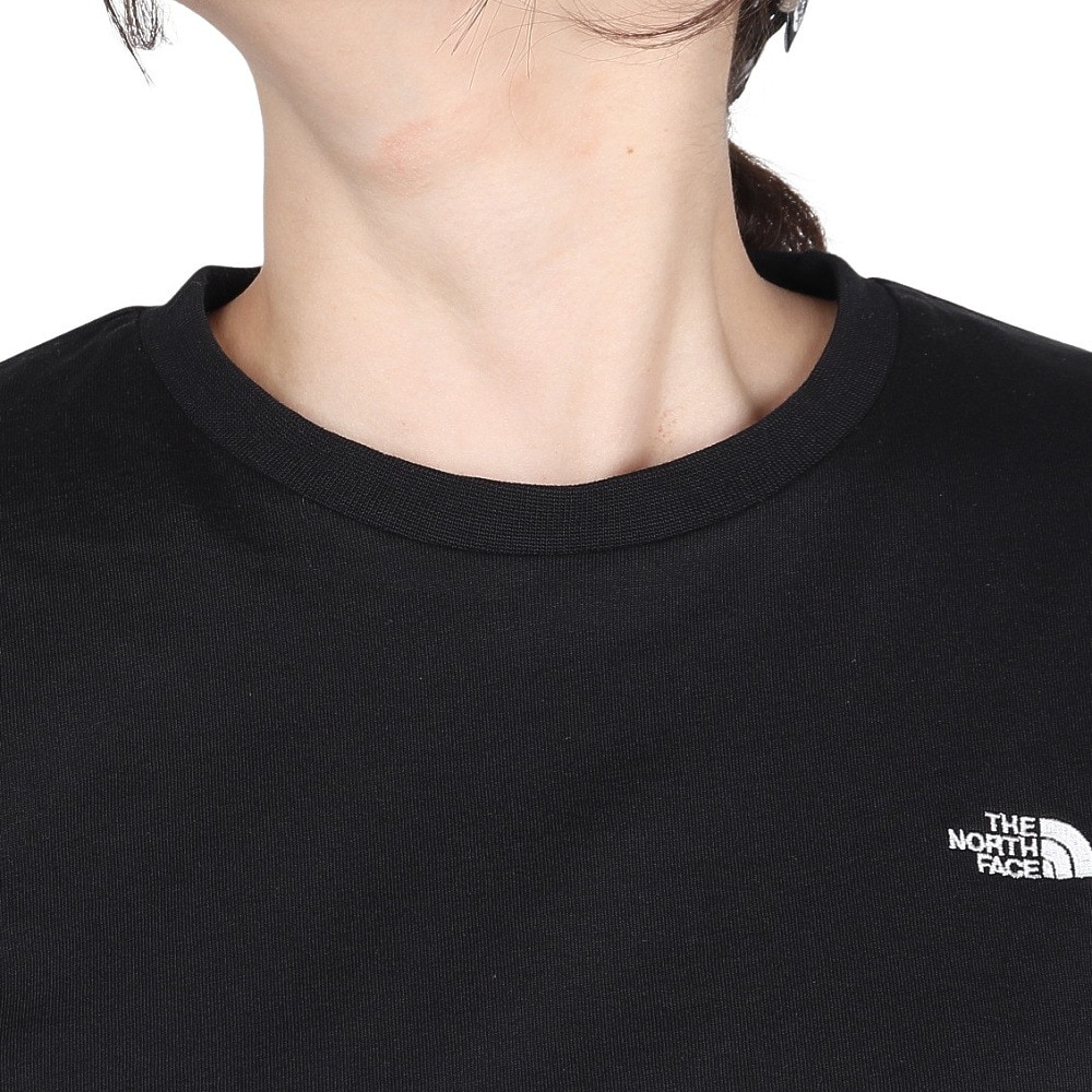 ザ・ノース・フェイス（THE NORTH FACE）（レディース）フラッシュドライヌプシコットン 半袖Tシャツ NTW32536 K