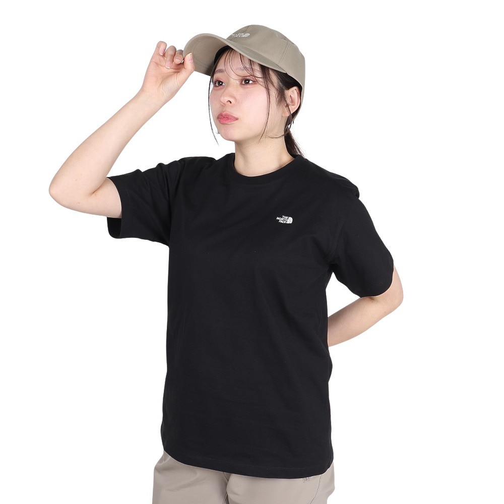 ザ・ノース・フェイス（THE NORTH FACE）（レディース）フラッシュドライヌプシコットン 半袖Tシャツ NTW32536 K