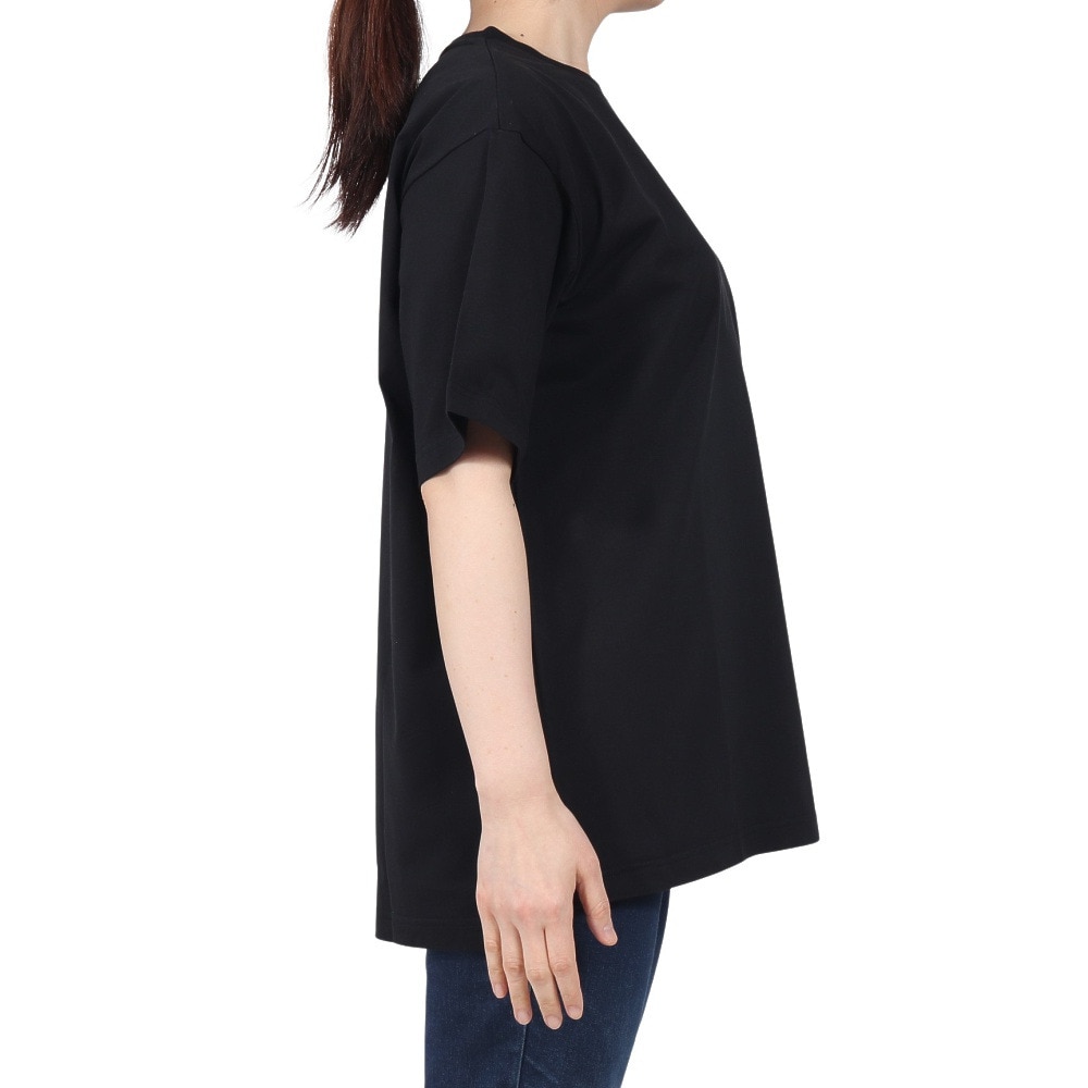 ザ・ノース・フェイス（THE NORTH FACE）（レディース）半袖Tシャツ フラッシュドライ リラックス コットン NTW32541 K ブラック