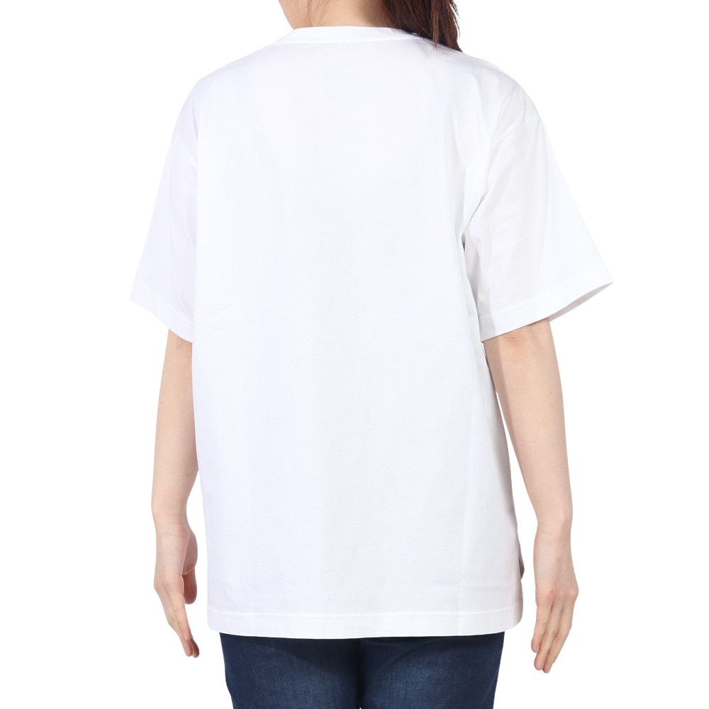 ザ・ノース・フェイス（THE NORTH FACE）（レディース）半袖Tシャツ フラッシュドライ リラックス コットン NTW32541 W ホワイト