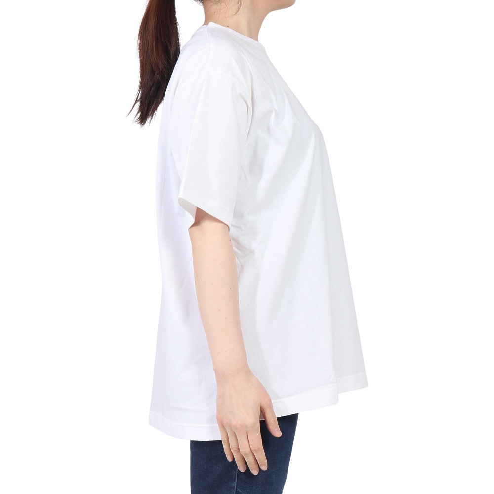 ザ・ノース・フェイス（THE NORTH FACE）（レディース）半袖Tシャツ フラッシュドライ リラックス コットン NTW32541 W ホワイト