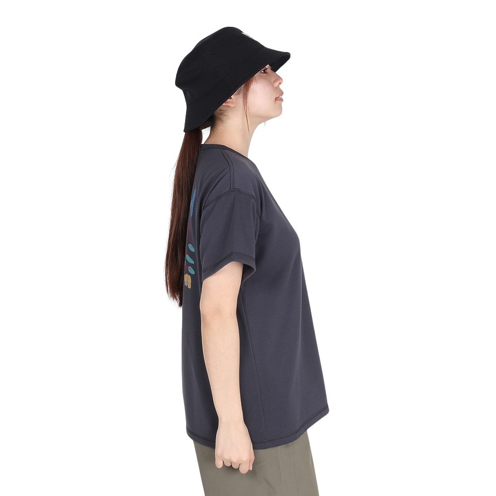 コロンビア（Columbia）（レディース）半袖Tシャツ トゥリースワロー オムニフリーズゼロ ショートスリーブTシャツ PL0908 011 チャコールグレー