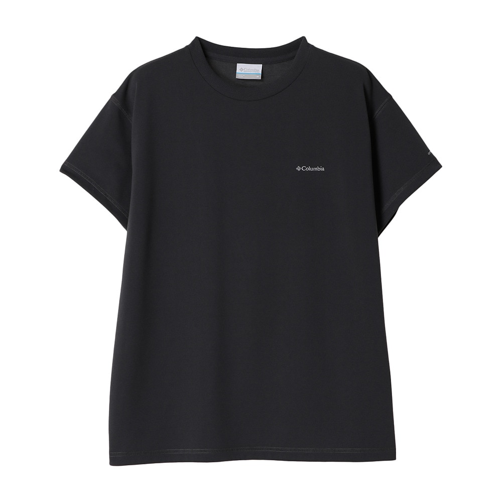 コロンビア（Columbia）（レディース）半袖Tシャツ トゥリースワロー オムニフリーズゼロ ショートスリーブTシャツ PL0908 011 チャコールグレー