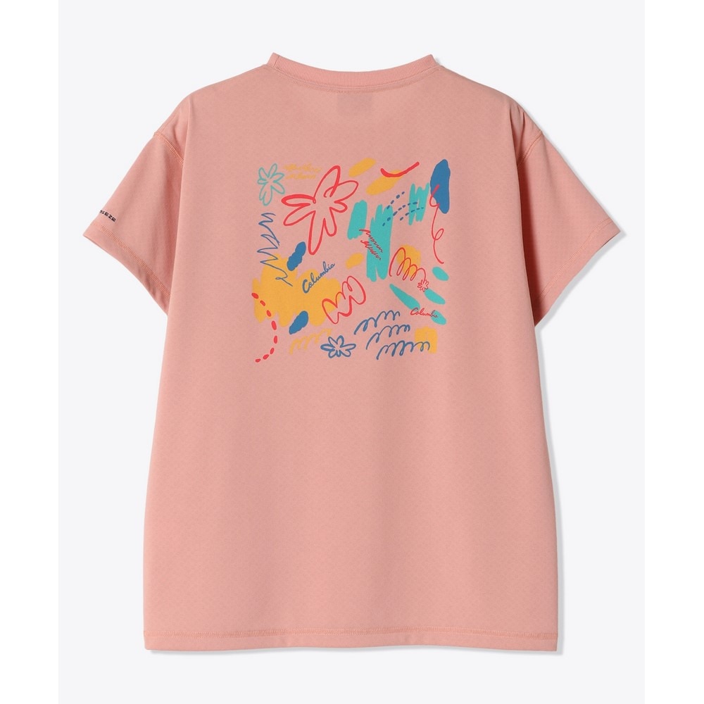 コロンビア（Columbia）（レディース）半袖Tシャツ トゥリースワロー オムニフリーズゼロ ショートスリーブTシャツ PL0908 672 ピンク